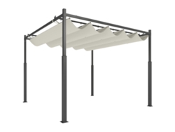 Silla de comedor tapizada en gris con estructura metálica, NORTHIX