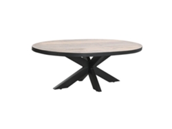 Mesa Centro Metal Mango Natural 130x70x45cm