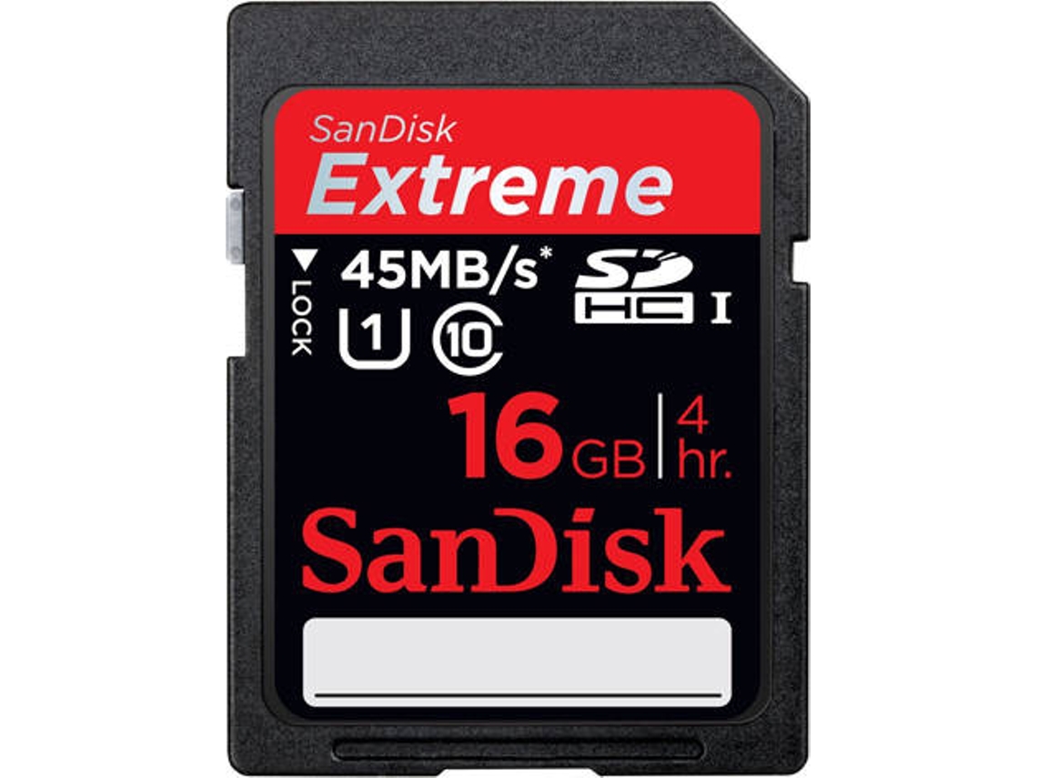 CART MEM SANDISK EXTIII SDHC 16GB 45MB/S