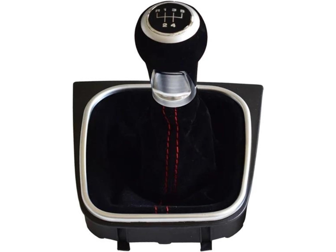 Pomo De Palanca Cambios Manual 5 Y 6 Velocidades Con Funda Para Golf Mk5 Mk6 R32 Gti 2004-2009 (negro,