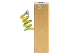 Protector Contra Sobretensiones De Red De 6 V Con Conector Rj45, Protección De Descargador Chapada En Oro Para Equipos Eléctricos.