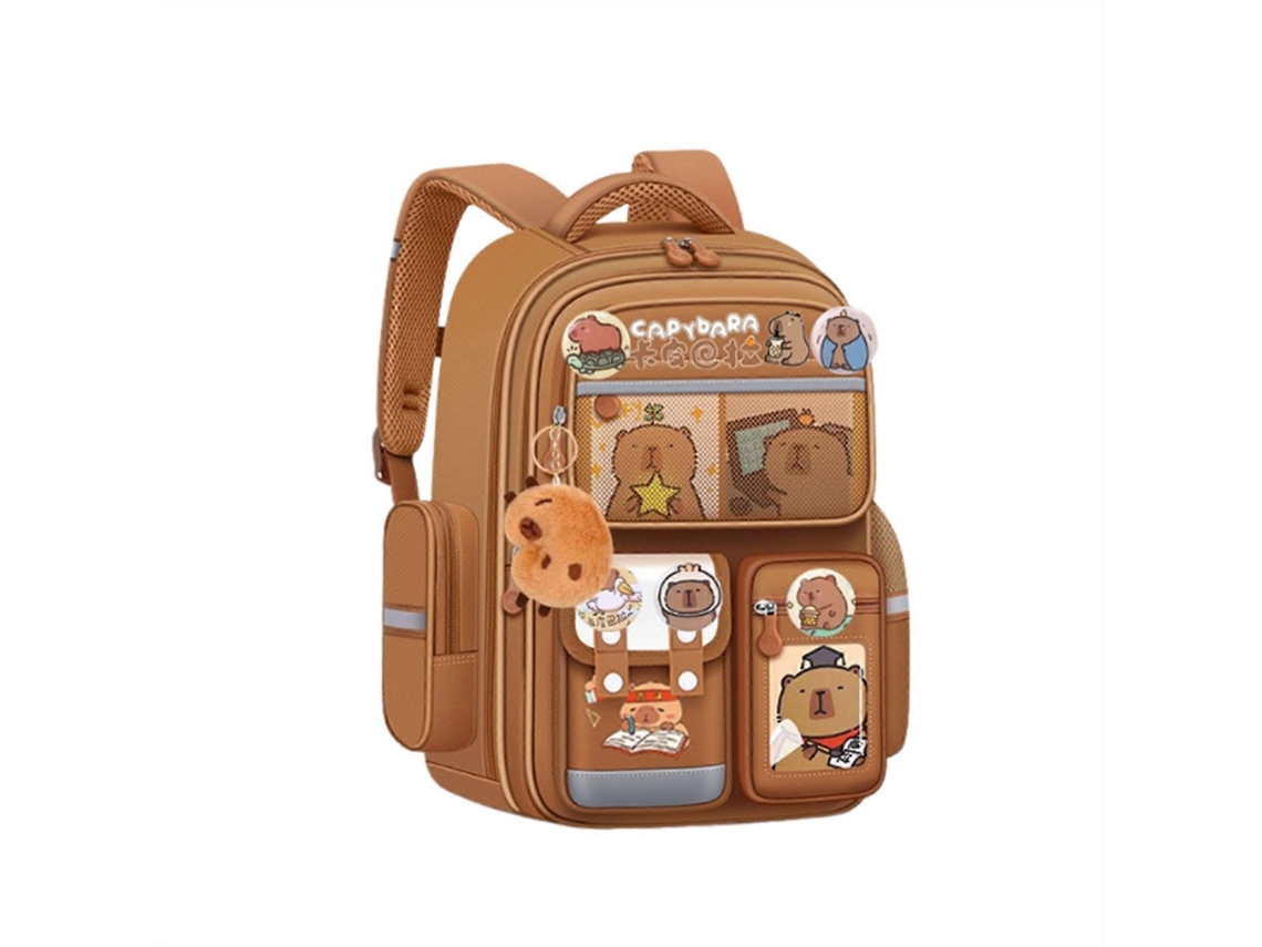 Mochila exclusiva Capybara Designs para estudiantes de primaria. Mochila escolar ergonómica con correa ajustable para mayor comodidad. 01