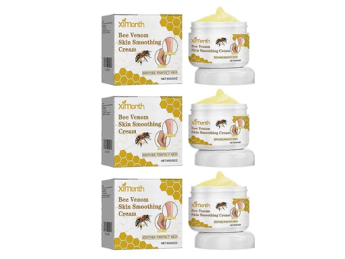 Crema Calmante Antivarices Con Veneno De Abeja 60 G, Crema Con Vitamina K Avanzada Que Reduce La Hinchazón, Las Varices Y Las Arañas Vasculares.