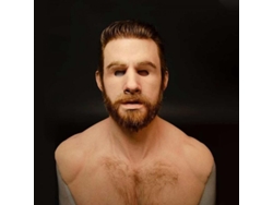 Dan26-máscara De Látex Para Adultos Halloween Hombre Guapo Divertida Terrorífica Careta Facial Completa