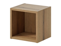 Estante cubo para baño Newport aglomerado 27x25x21 cm - Roble