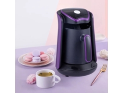 Cafetera portátil, cafetera/calentadora de leche, hervidor eléctrico Mdug (morado)