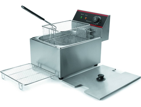 Freidora de Aceite LACOR Elétrica Profissional (6 kg - Inox)