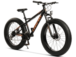 Bicicleta de montaña con neumáticos anchos, ruedas de 26 pulgadas, todoterreno, neumáticos de 4.0, Shimano de 16 velocidades, cuadro de aluminio, frenos de disco de 160 mm | ROLIPO