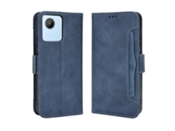 Funda Para Realme C30 4g Con Tarjetero Ajustable Y Extraíble, Cierre Magnético Y Funda De Piel Tipo Cartera.