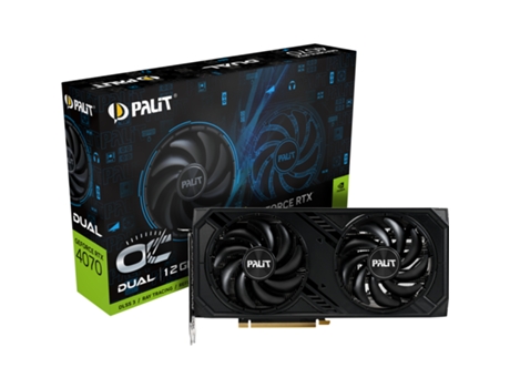 Tarjeta gráfica PALIT Nvida GeForce RTX 4070 Dual OC 12Go