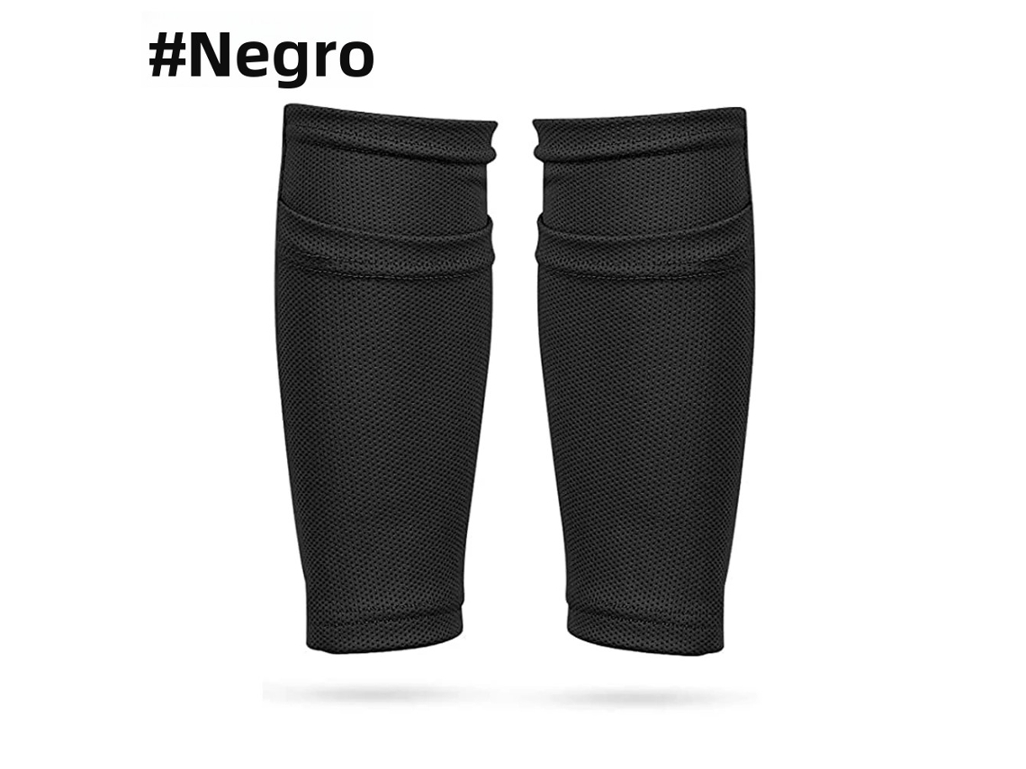 (negro 1 Par S) Polainas De Fútbol Para Niños Con Retenedor De Polainas Y Bolsillos