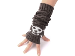 Brazalete Sin Dedos Con Calavera Punk Para Cosplay, Escribir Y Conducir