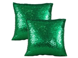 Fundas Decorativas Para Cojín - 2 Piezas Con Lentejuelas