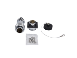 Enchufe Conector Aviary 400v Ws20 Resistente Al Agua Para Aeronaves, Aeroespacial Y Telecomunicaciones.