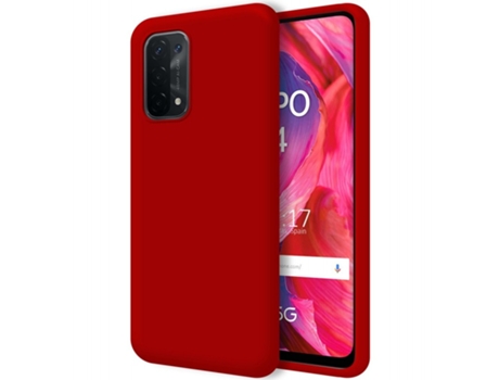 Carcasa Oppo A54 / A74 5G TUMUNDOSMARTPHONE Silicona Líquida Rojo