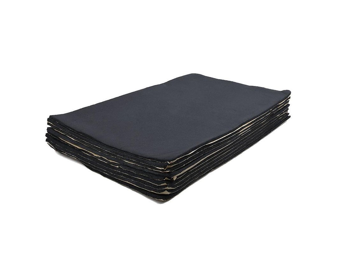 Lámina de espuma de caucho 2026dn de 6 mm, aislamiento acústico para automóviles, 30*50 cm, con adhesivo impermeable para bricolaje y decoración.