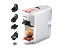 Cafetera manual portátil (bebidas frías/calientes y espuma de leche)
