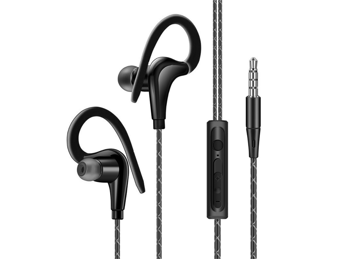 Fone de Ouvido Esportivo LAXISCREED 3.5mm com Microfone