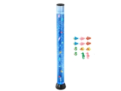 Lámpara Sensorial De Burbujas Succebuy 1,2 M 10 Peces Flotantes 16 Efectos De Color