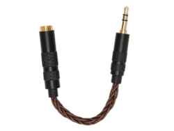 Cable Adaptador Balanceado De 4,4 Mm Hembra A 3,5 Mm Estéreo Macho Con Conectores Chapados En Oro Para Auriculares Portátiles