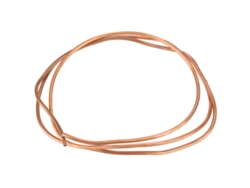 Tubo De Cobre Blando T2 De 2 M Para Refrigeración. Diámetro Interior: 4 Mm, Diámetro Exterior: 5 Mm, Espesor: 0,5 Mm.