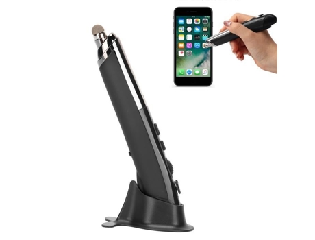 HURRISE Ratón con lápiz óptico con cable Ratón con bolígrafo con cable Ratón con lápiz de bajo consumo Computadora conveniente Computadora Gris