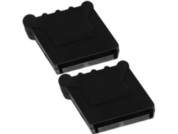 Juego De 2 Almohadillas Antideslizantes De Aluminio Para Patas, 30x70 Mm, Para Uso Doméstico.
