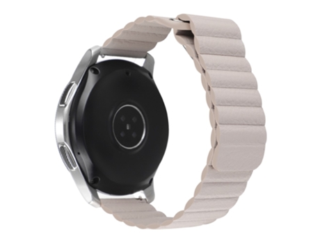 Correa de piel auténtica magnético 22mm para COROS Apex 46mm/Apex Pro/TicWatch Pro 3 - caqui