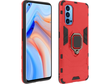 Carcasa Oppo Reno 4 Pro AVIZAR Anillo Rojo