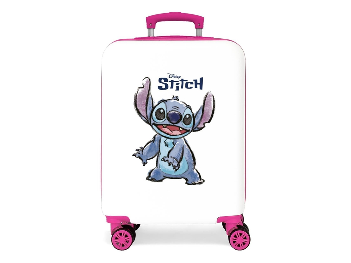 Maleta de cabina Stitch Adorable Abs Blanca Disney