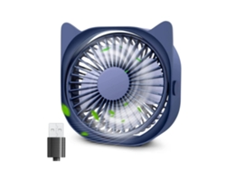 Mini ventilador Yizhood (3 velocidades, 5 W, diámetro 21 cm)