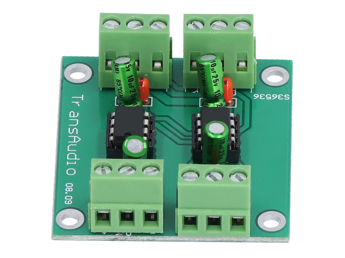 Veloriskku-placa Conversora Drv134pa De Desbalanceado Para Balanceado Estéreo De Baixa Distorção De 2 Canais