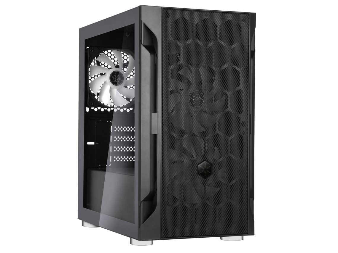 Caja PC SILVERSTONE Silverstone Fara H1M Pro Micro Torre Negro