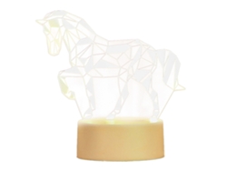 Candeeiro De Mesa Acrílico - Luz Quente Monocromática - Plug-In Usb (Soporte De Lâmpada Branco) - Baima JEIIBRZUI