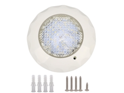 2026-lámpara Led Para Piscina Sumergible Ip68 Impermeable Con Placa De Montaje Ac 12v 15w