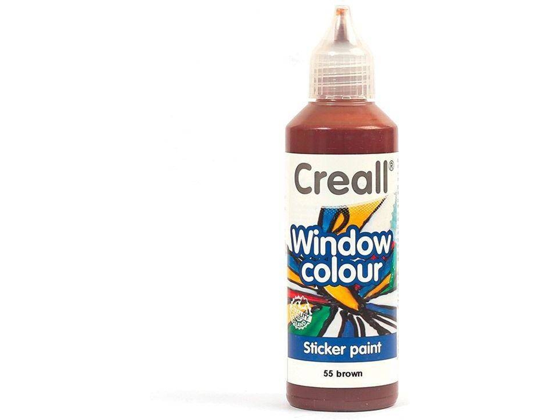 Pintura Reposicionadora para Cristales CREALL (Marrón - 80 ml)