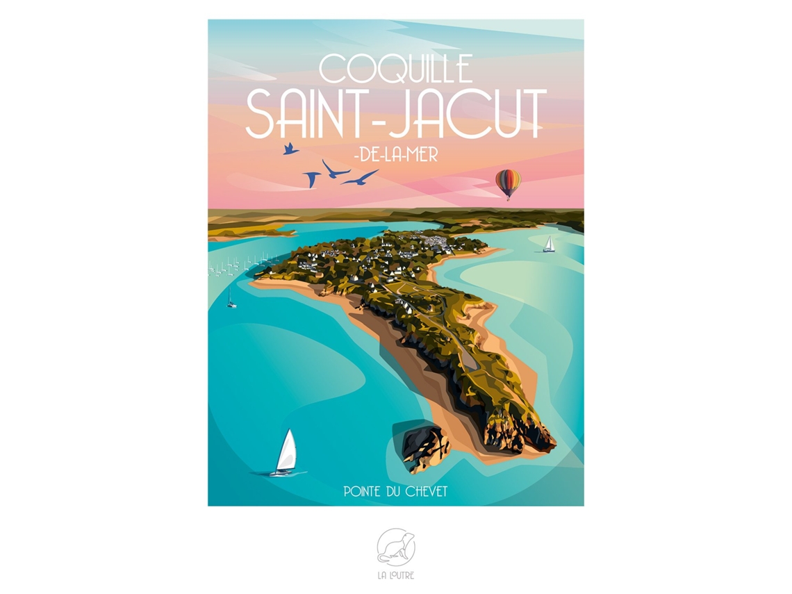Rompecabezas La Loutre Saint Jacut De La Mer, 1000 piezas.