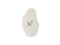 Reloj Mdf Forma Envejecido Blanco 60x4x100cm