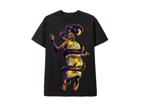 Camiseta ROCKINSTONE Kobe Bryant Mamba Algodón para Hombre (XL - Negro)