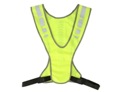 Chaleco de seguridad reflectante con luz LED para correr y andar en bicicleta