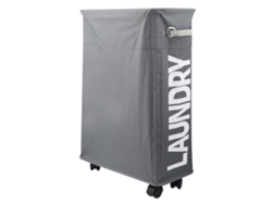Cesto De Ropa Plegable Con Ruedas, Impermeable, Organizador De Lavandería Para El Hogar.