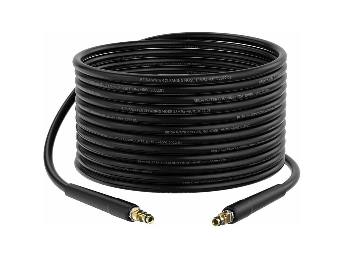 Manguera para hidrolavadora, resistente a la abrasión, con tubo interior de caucho sintético para uso doméstico y comercial, compatible con todo tipo de hidrolavadoras.