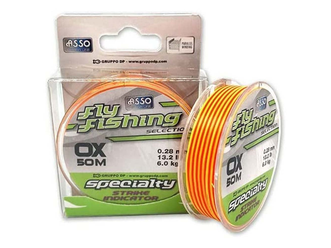 Linha de Pesca com Mosca Fly Strike Indicator 50 M Colorido 0.160 Mmasso