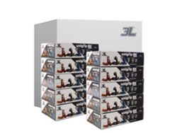 Pack 10 Cajas Guantes De Nitrilo Texturizado Unigrip Bk 50 Uds (Talla M) 3L INTERNACIONAL