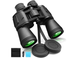 Binoculares para adultos y niños, binoculares militares de alta potencia 20x50, binoculares compactos HD impermeables con visión nocturna de centro bajo.