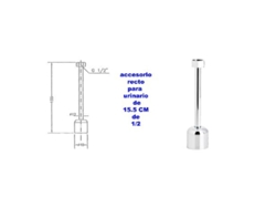 Genebre rep-bajante urinario recto de 15,5 cmx1-2  1017 04