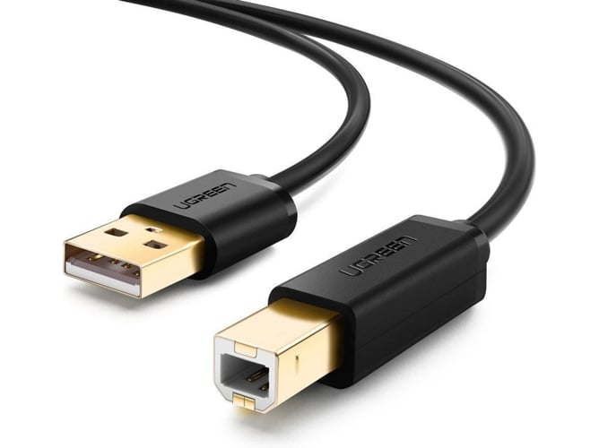 Cable USB UGREEN (USB - 3 m - Negro)