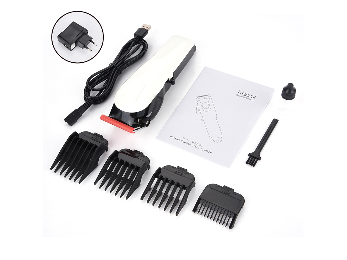 Máquina De Cortar Pelo Eléctrica Recargable Tijera De Pelo Profesional Herramientas De Peluquería