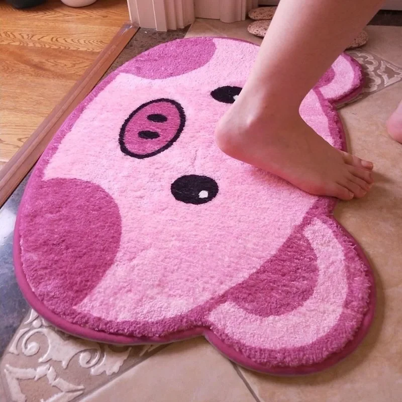 (estilo 3 40 X 60 Cm) Alfombra Decorativa Creativa Con Patrón De Dibujos Animados, Suave Y Cómoda, Adecuada Para La Decoración Del Hogar.