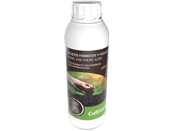 CULTIVERS Abono de Ácidos Húmicos y Fúlvicos 1 L Fertilizante de Leonardita. Potencia la fertilidad del Suelo